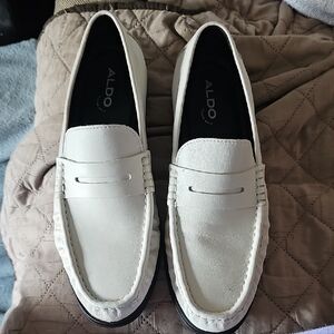 Aldo Men's Cream Loafers